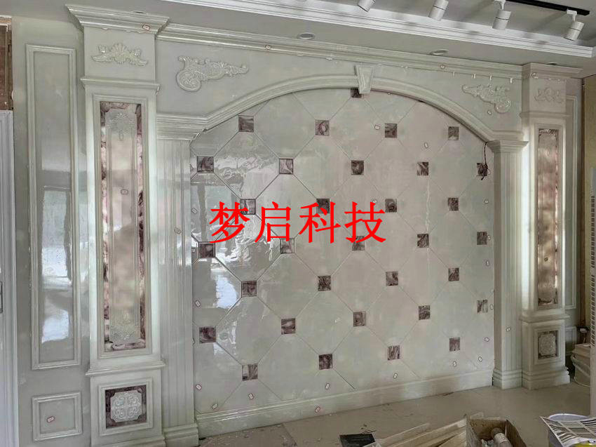 仿玉背景墻、羅馬柱系列