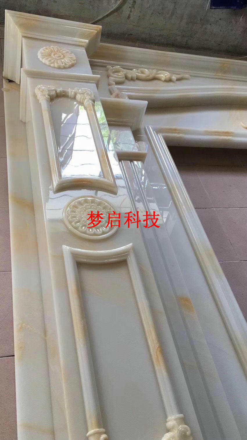 仿玉背景墻、羅馬柱系列