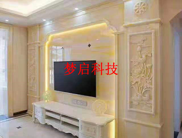 仿玉背景墻、羅馬柱系列